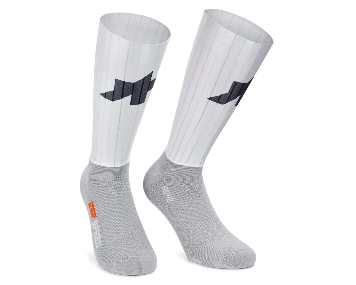 Assos RSR Speed Socks S11 (White Series) (M)